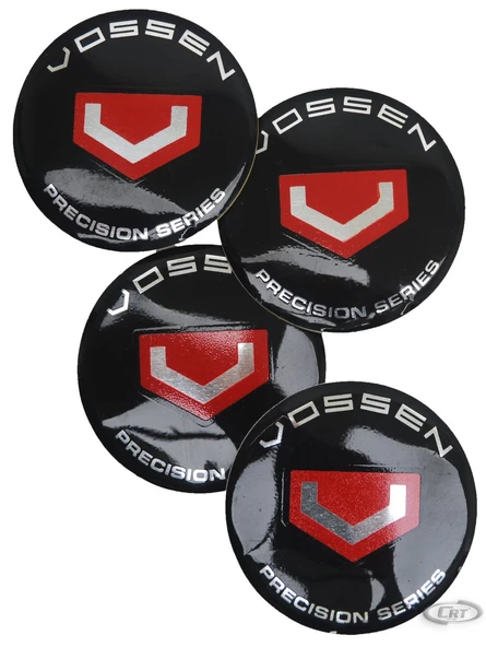 Jant Göbek Arma Vossen Black Sticker 4'lü Set - Resim 4