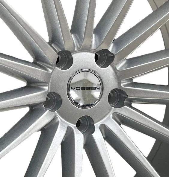 Jant Göbek Arma Vossen Grey Sticker 4'lü Set - Resim 2