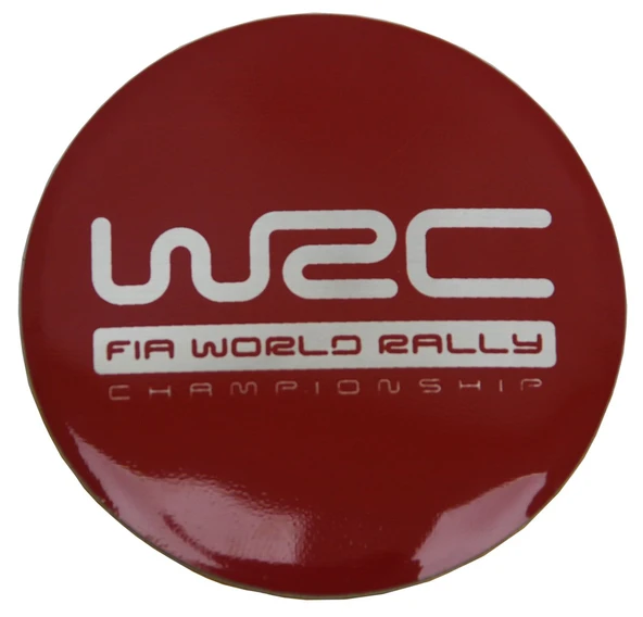 Jant Göbek Arma WRC Red Sticker 4'lü Set ürün görseli 1
