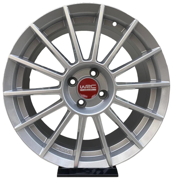 Jant Göbek Arma WRC Red Sticker 4'lü Set - Resim 4