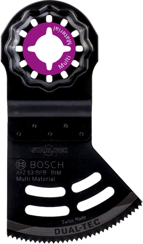 Bosch - Starlock - AYZ 53 BPB - BIM Çoklu Malzeme İçin Daldırmalı ve Yana Kesim Testere Bıçağı 10'lu ürün görseli 1