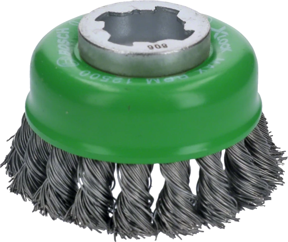 Bosch - X-LOCK - Heavy Serisi Inox İçin Burgulu Tel Fırça 75*0,5 mm ürün görseli 1