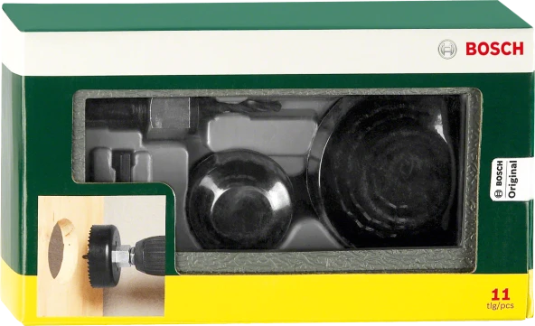 Bosch - 8 Parça Delik Açma Testeresi Seti Çantalı - Resim 2