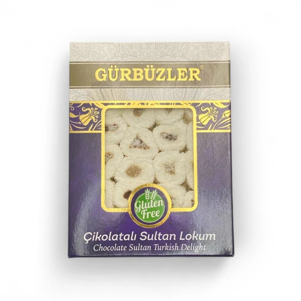 GÜRBÜZLER Glutensiz Çikolatalı Sultan Lokum 450g ürün görseli 1