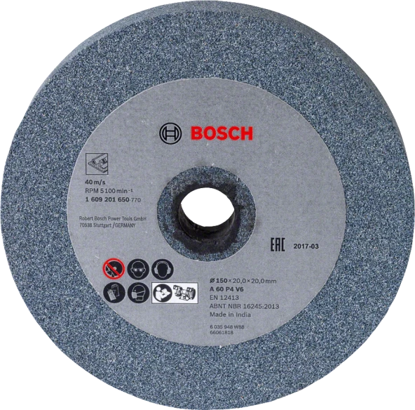 Bosch - GBG 35-15 Taşlama Motorları İçin Taş 150*20*20 mm 60 Kum ürün görseli 1