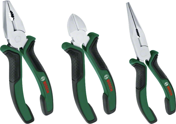 Bosch 3 Parca Alet Seti Pense Yan Keski Kargaburun ürün görseli 1
