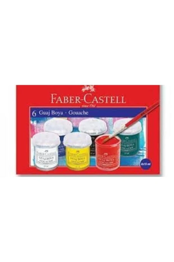 Faber-Castell Guaj Boya 6'Lı ürün görseli 1