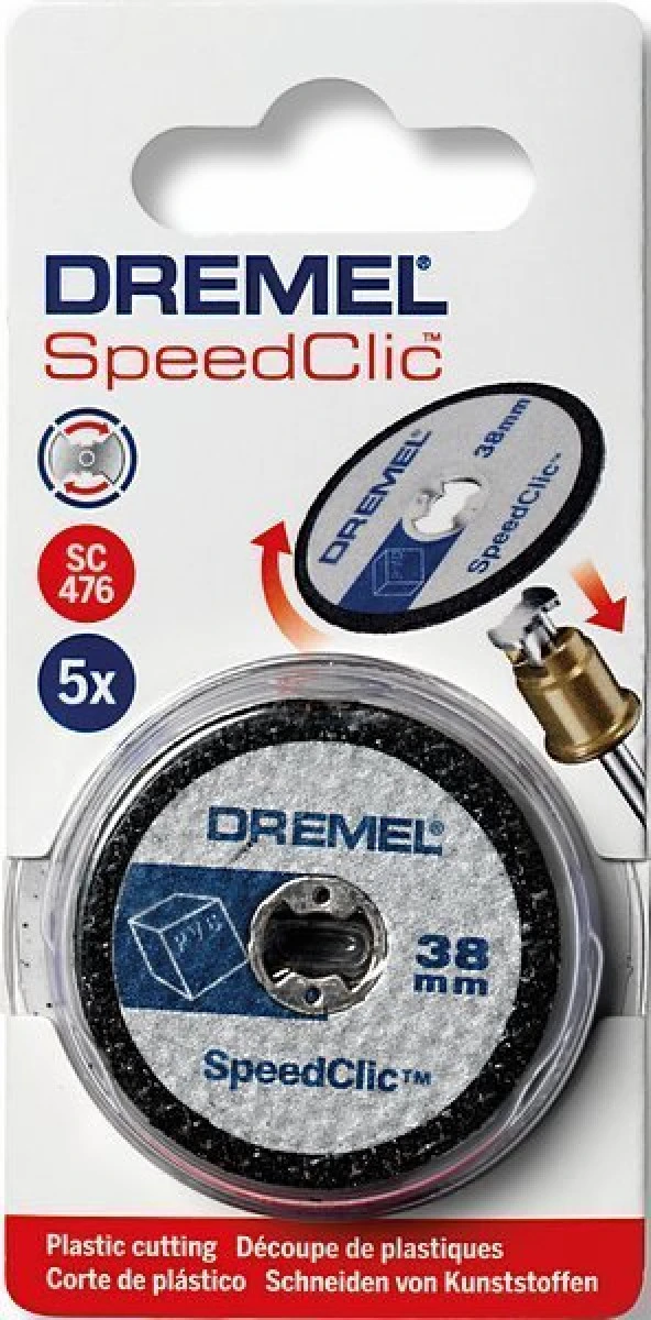 DREMEL® EZ SpeedClic: Plastik Kesme Diskleri. (SC476) ürün görseli 1