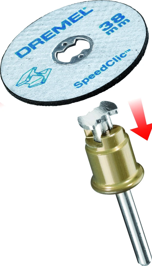 DREMEL® EZ SpeedClic: metal kesme diskleri 12'li paket. (SC456B) ürün görseli 1