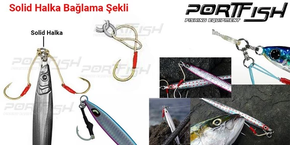 Portfish BL-6006 Solid Jig Halkası - Resim 2