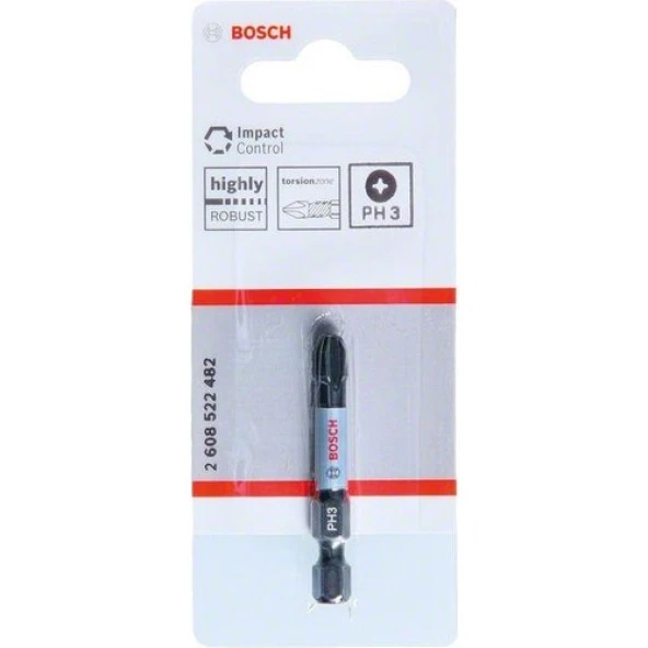 Bosch - Impact Control Serisi Vidalama Ucu PH3*50 mm 1'li ürün görseli 1