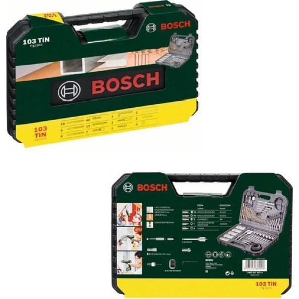Bosch V-Line 103 Parça Vidalama&Matkap Ucu Set - Resim 3