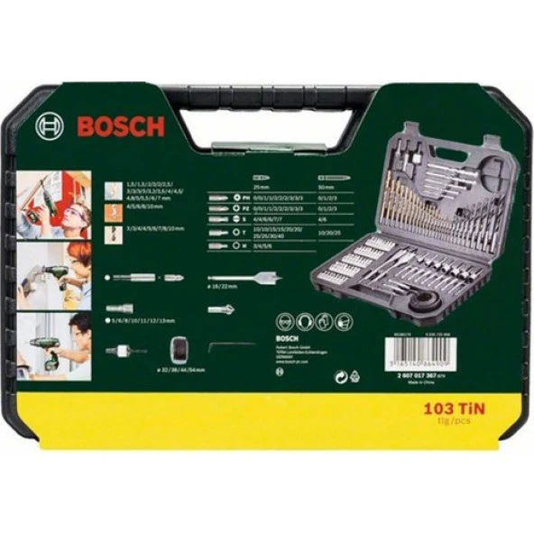 Bosch V-Line 103 Parça Vidalama&Matkap Ucu Set - Resim 5