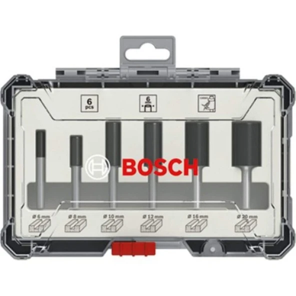 Bosch Freze Seti 6 Parça Düz 6 mm (Pro) 2607017465 ürün görseli 1