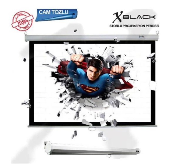 Xblack Xge-180 Kumandalı Motorlu Projeksiyon Perdesi ürün görseli 1