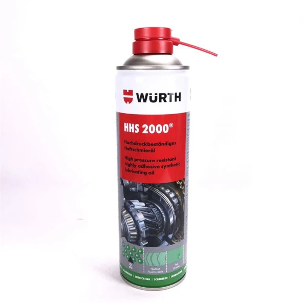 Würth 0893 106 028 500ml HHS 2000 Yüksek Basınca Dayanıklı Yağlama Sprey ürün görseli 1