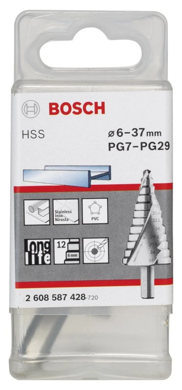 Bosch - HSS 12 Kademeli Matkap Ucu PG7-PG29 - Resim 2