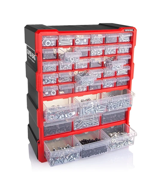 Super Bag Mono Blok Çekmeceli Organizer 39'lu Büyük Boy ASR-6001 ürün görseli 1