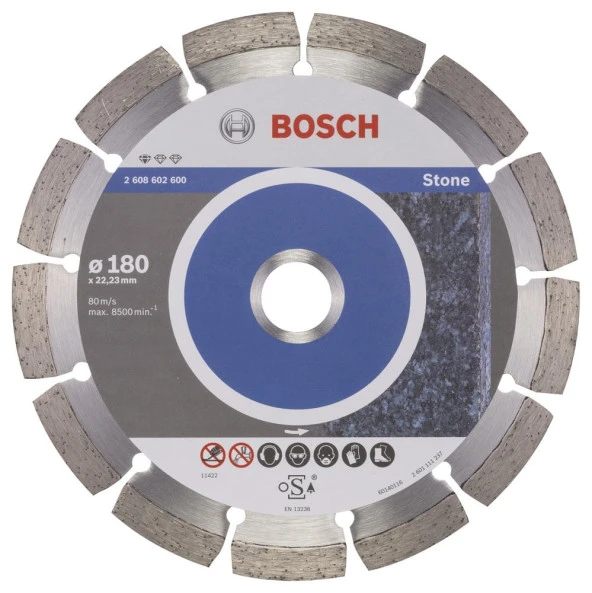 Bosch - Standard Seri Taş İçin Elmas Kesme Diski 180 mm ürün görseli 1