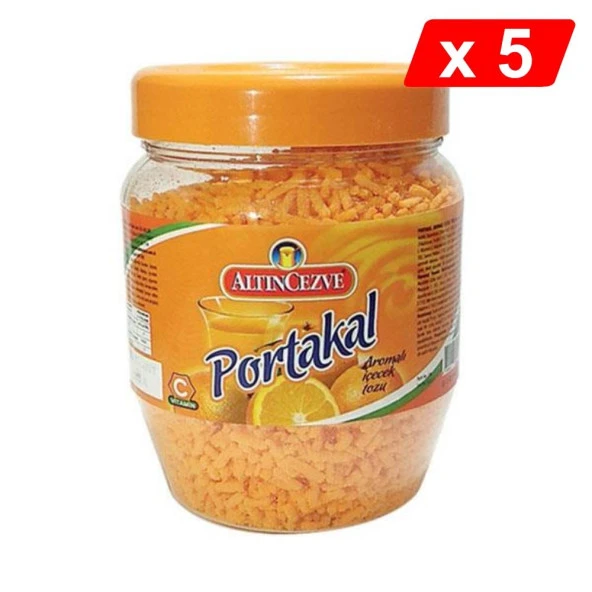 Altıncezve Granül Portakal Aromalı İçecek Tozu 300 Gr - 5Lİ PAKET ürün görseli 1