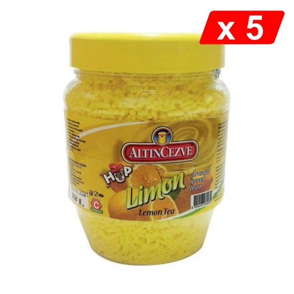 Altıncezve Granül Limon Aromalı İçecek Tozu 300 Gr - 5Lİ PAKET ürün görseli 1