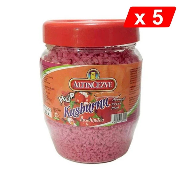 Altıncezve Granül Kuşburnu Aromalı Içecek Tozu 300 gr - 5Lİ PAKET ürün görseli 1