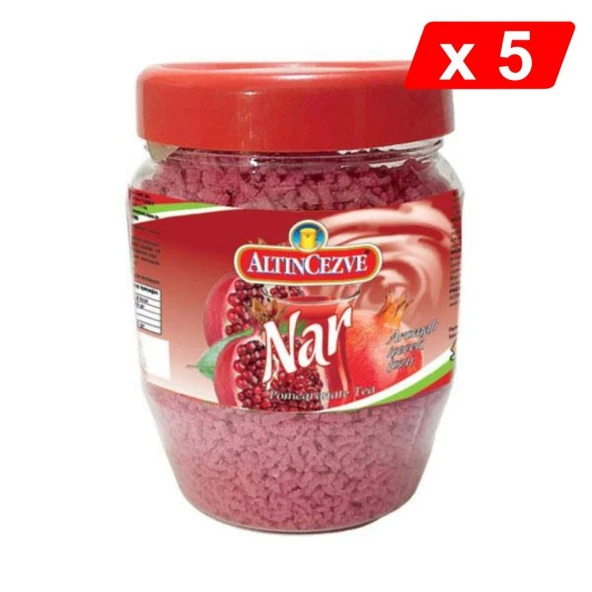 Altıncezve Granül Nar Aromalı İçecek Tozu 300 gr - 5Lİ PAKET ürün görseli 1