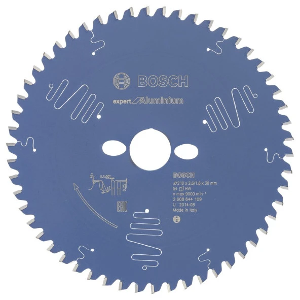 Bosch - Expert Serisi Alüminyum için Daire Testere Bıçağı 210*30 mm 54 Diş ürün görseli 1