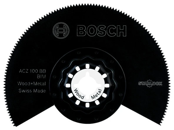Bosch - Starlock - ACZ 100 BB - BIM Ahşap ve Metal İçin Segman Testere Bıçağı, Bombeli 1'li ürün görseli 1