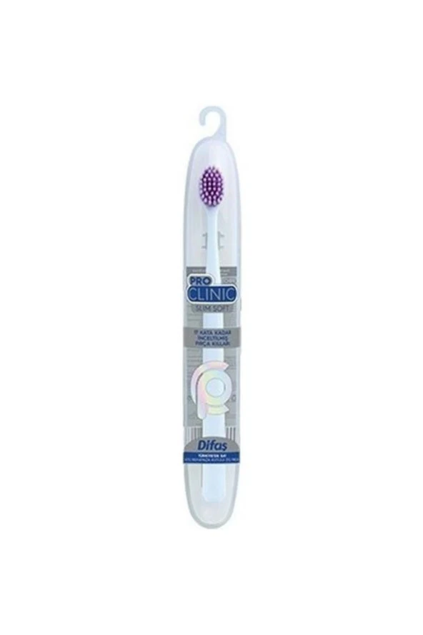 Difaş Pro Clinic Ultra Soft Slım Diş Fırçası - Muhafaza Kutulu 8690927512063 ürün görseli 1