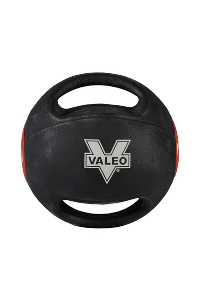 Valeo 3 Kg Kırmızı Çift Tutacaklı Sağlık Topu ürün görseli 1