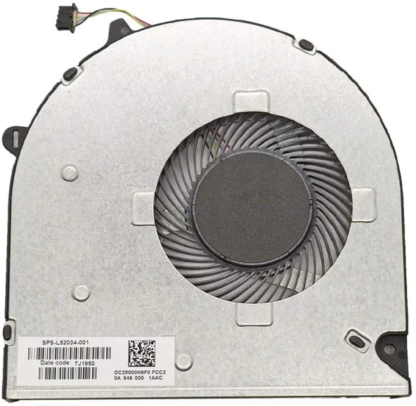 HP 255 G8 (2M9P2EA10) Notebook uyumlu Cpu Fanı (4pin) - Resim 3
