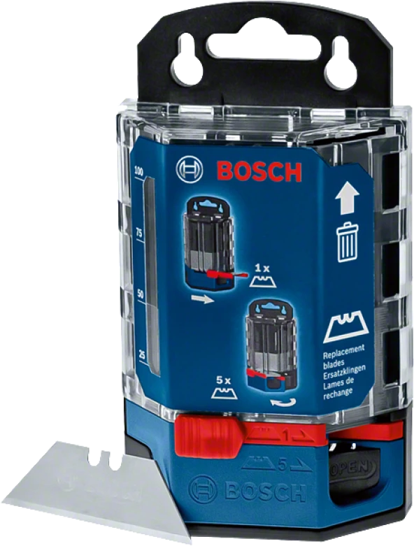 Bosch Profesyonel Maket Bıçağı Yedeği 50 Parça ürün görseli 1