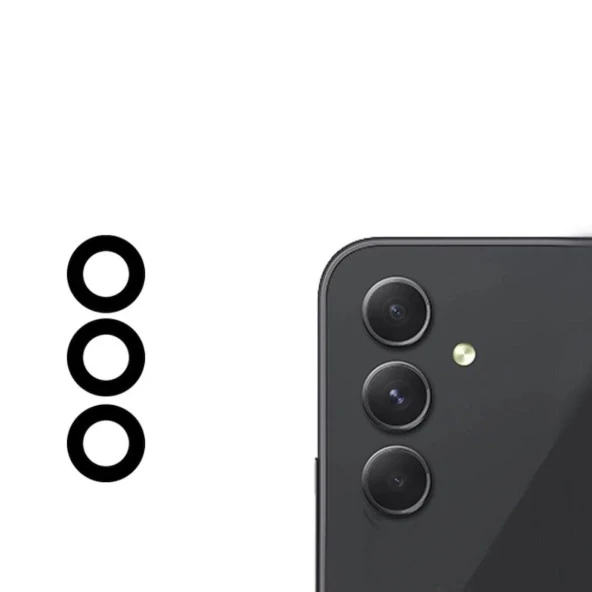 Samsung Galaxy A54 5G A546 İle Uyumlu Kamera Camı ürün görseli 1