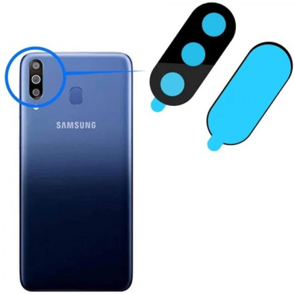 Samsung Galaxy M30 M305F İle Uyumlu Kamera Camı ürün görseli 1