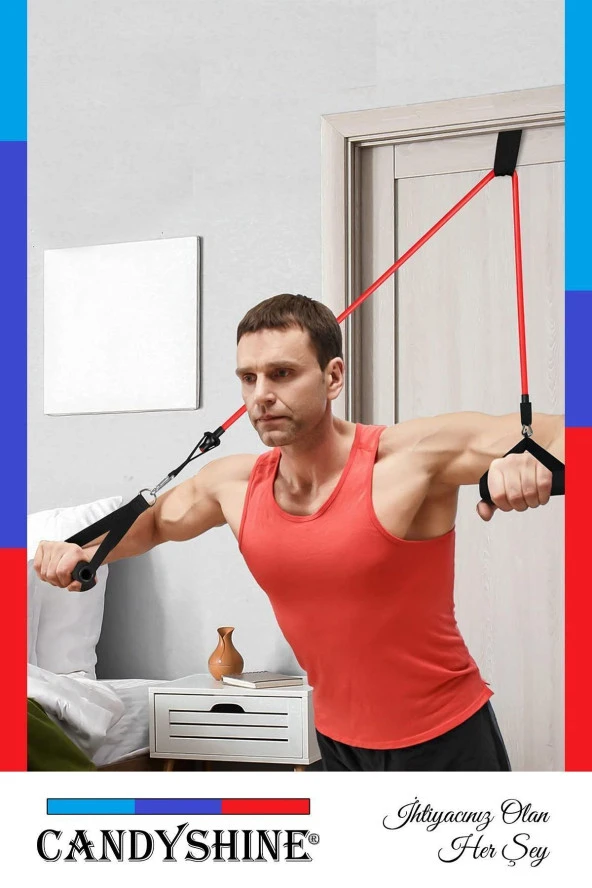 12 Parça Deluxe Profesyonel Direnç Lastiği Seti Latex Premium Kalite Fitness Kondisyon Direnç Lastik ürün görseli 1
