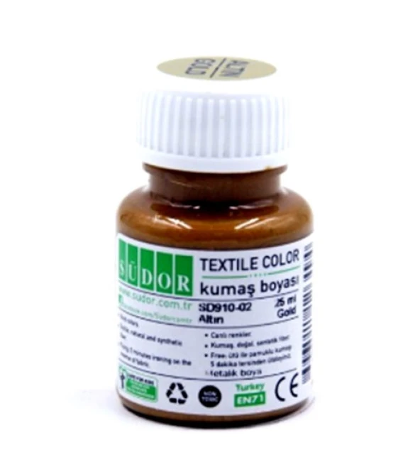 Südor Kumaş Boyası 25Ml Altın - 2 adet ürün görseli 1