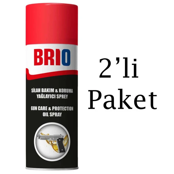 Brio Sılah Bakım & Koruma Yağlayıcı Sprey 200 Ml 2'li Paket ürün görseli 1