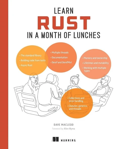 Learn Rust in a Month of Lunches David MacLeod ürün görseli 1