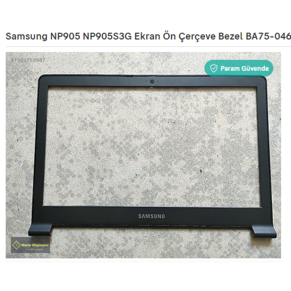 Samsung NP905 NP905S3G Ekran Ön Çerçeve Bezel BA75-04671A ürün görseli 1