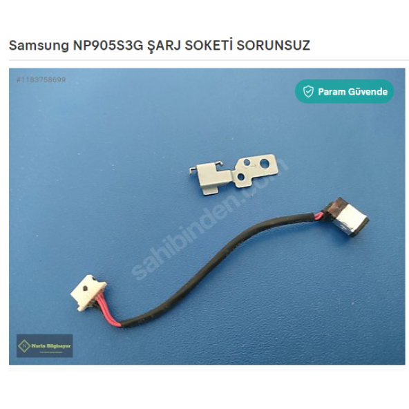 Samsung NP905S3G ŞARJ SOKETİ SORUNSUZ ürün görseli 1