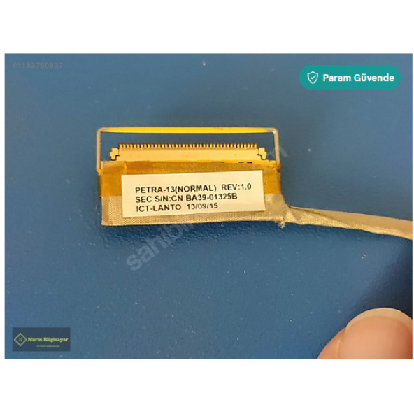 Samsung NP905S3G LCD DATA FLEX EKRAN KABLOSU SORUNSUZ - Resim 2