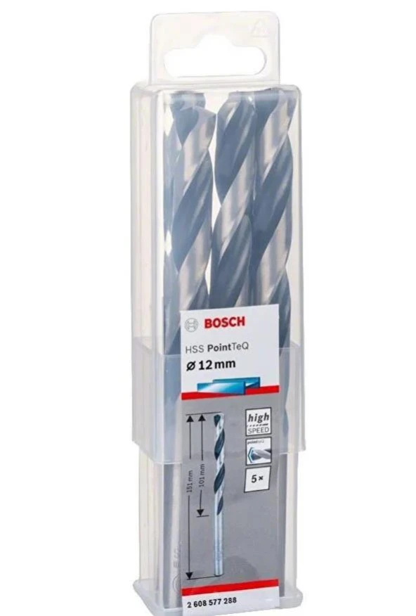Bosch Hss Pointteq Metal Matkap Ucu 12,0mm 5 li ürün görseli 1