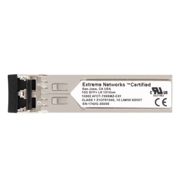 EXTREME NETWORK 10 Gigabit Ethernet Sfp+ Module 1310Nm Smf 10Km Link Lcconnector ürün görseli 1