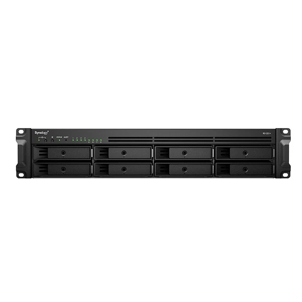 SYNOLOGY RS1221 PLUS RYZEN V1500B 4 GB RAM- 8-diskli Rack Nas Server (Disksiz) ürün görseli 1