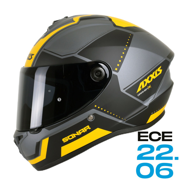 Axxis Draken Full Face Motor Kaskı - Resim 3