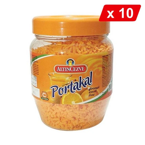 Altıncezve Granül Portakal Aromalı İçecek Tozu 300 Gr - 10LU PAKET ürün görseli 1