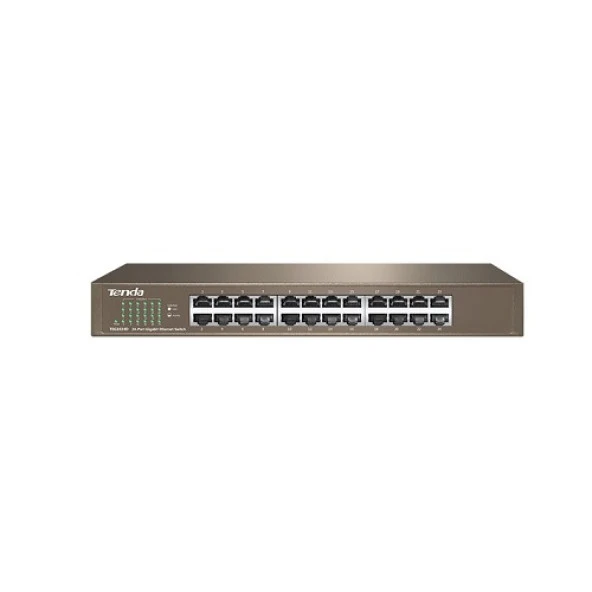 TENDA 24port TEG1024D GIGABIT Yönetilemez Switch RackMount ürün görseli 1