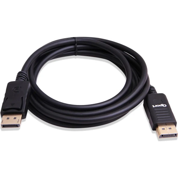 QPORT Q-DP01 1.8metre Display Görüntü Adaptörü Siyah - Resim 2