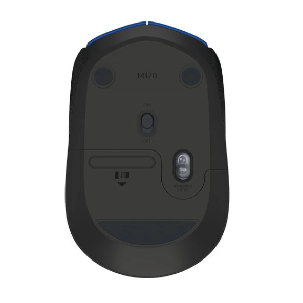 LOGITECH M171 Nano Alıcılı Kablosuz Mavi Mouse - Resim 4